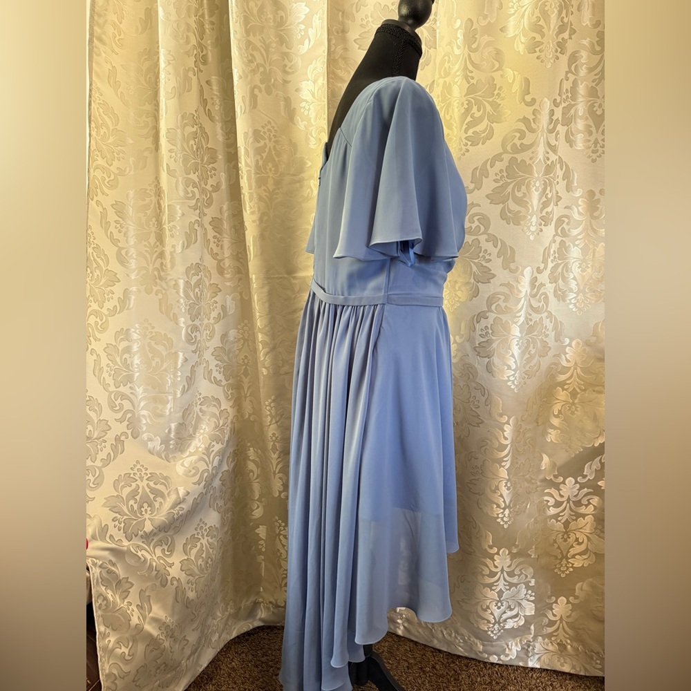 Chic High-Low Blue Dress for Women/C131 - Picture 6 of 7